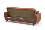 Canapea extensibilă Alkon, 3 locuri, Diverse culori, 214x86x77 cm - Roșu deschis | SKU: 730MST1203 | Canapea extensibilă Alkon, 3 locuri, 214x86x77 cm, varianta Roșu deschis, produs pentru amenajarea locuinței, disponibil online în România la CasaMob