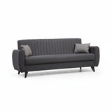 Canapea extensibilă Alkon, 3 locuri, Diverse culori, 214x86x77 cm - Gri închis | SKU: 730MST1204 | Canapea extensibilă Alkon, 3 locuri, 214x86x77 cm, varianta Gri închis, produs pentru amenajarea locuinței, disponibil online în România la CasaMob