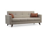 Canapea extensibilă Polya, 3 locuri, Diverse culori, 205x75x86 cm - Bej | SKU: 730MST1206 | Canapea extensibilă Polya, 3 locuri, 205x75x86 cm, varianta Bej, produs pentru amenajarea locuinței, disponibil online în România la CasaMob