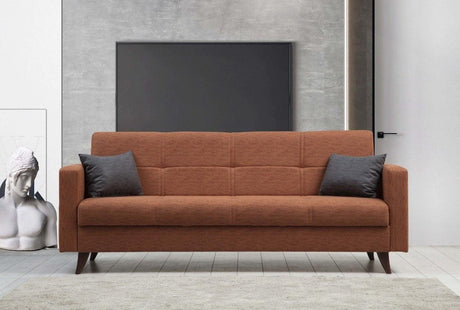 Canapea extensibilă Polya, 3 locuri, Diverse culori, 205x75x86 cm