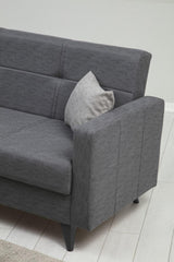 Canapea extensibilă Polya, 3 locuri, Diverse culori, 205x75x86 cm - Gri închis | SKU: 730MST1208 | Canapea extensibilă Polya, 3 locuri, 205x75x86 cm, varianta Gri închis, produs pentru amenajarea locuinței, disponibil online în România la CasaMob
