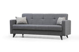 Canapea extensibilă Polya, 3 locuri, Diverse culori, 205x75x86 cm - Gri închis | SKU: 730MST1208 | Canapea extensibilă Polya, 3 locuri, 205x75x86 cm, varianta Gri închis, produs pentru amenajarea locuinței, disponibil online în România la CasaMob