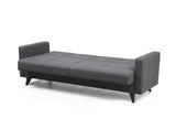 Canapea extensibilă Polya, 3 locuri, Diverse culori, 205x75x86 cm - Gri închis | SKU: 730MST1208 | Canapea extensibilă Polya, 3 locuri, 205x75x86 cm, varianta Gri închis, produs pentru amenajarea locuinței, disponibil online în România la CasaMob