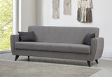 Canapea extensibilă Zaden, 3 locuri, Diverse culori, 207x77x86 cm - Gri deschis | SKU: 730MST1209 | Canapea extensibilă Zaden, 3 locuri, 207x77x86 cm, varianta Gri deschis, produs pentru amenajarea locuinței, disponibil online în România la CasaMob