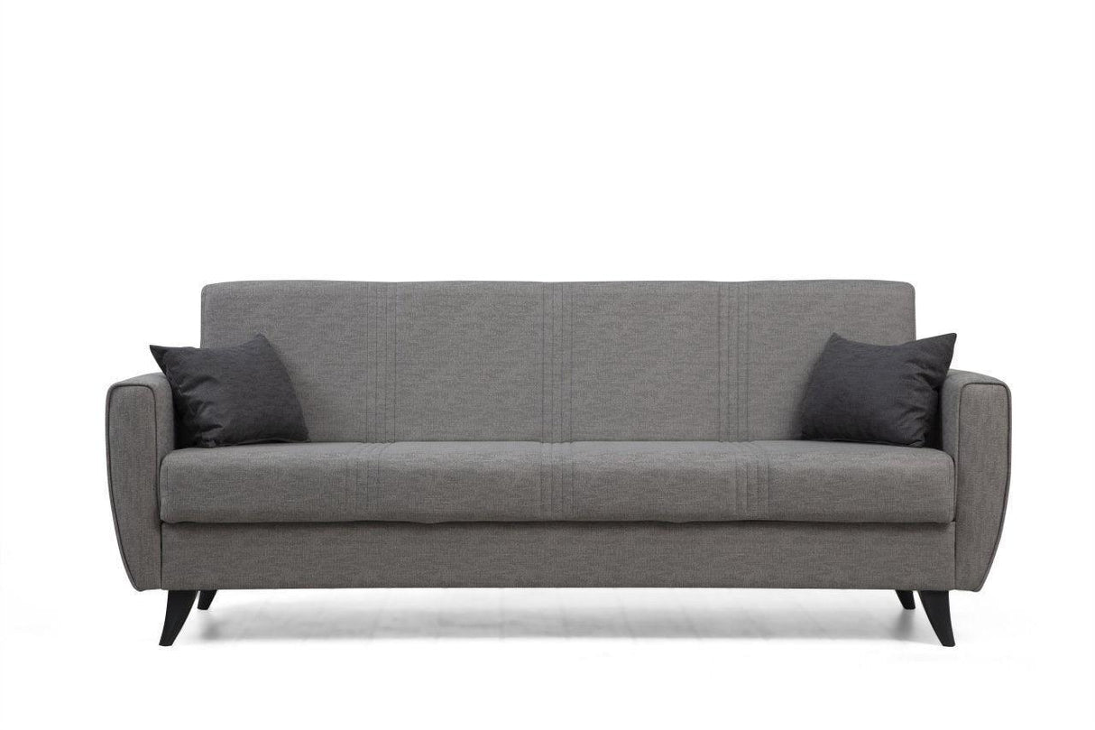 Canapea extensibilă Zaden, 3 locuri, Diverse culori, 207x77x86 cm - Gri deschis | SKU: 730MST1209 | Canapea extensibilă Zaden, 3 locuri, 207x77x86 cm, varianta Gri deschis, produs pentru amenajarea locuinței, disponibil online în România la CasaMob
