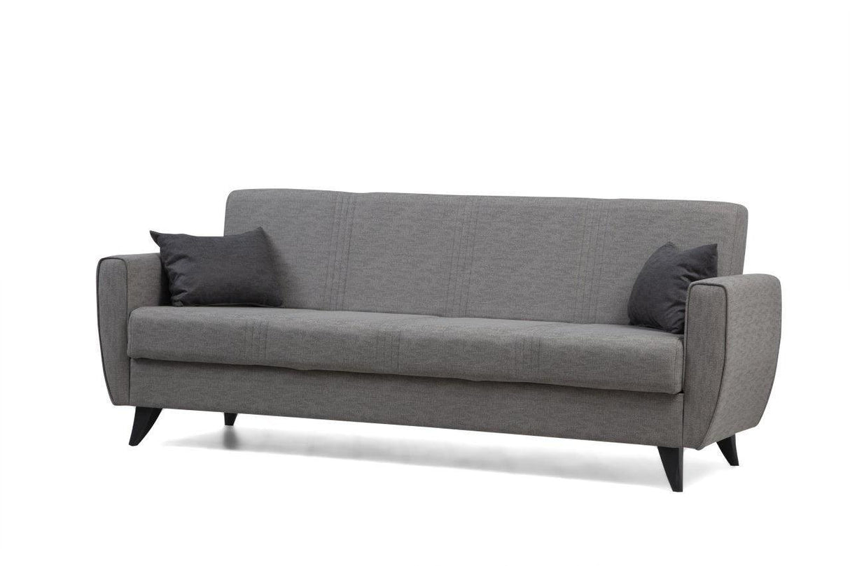 Canapea extensibilă Zaden, 3 locuri, Diverse culori, 207x77x86 cm - Gri deschis | SKU: 730MST1209 | Canapea extensibilă Zaden, 3 locuri, 207x77x86 cm, varianta Gri deschis, produs pentru amenajarea locuinței, disponibil online în România la CasaMob