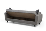Canapea extensibilă Zaden, 3 locuri, Diverse culori, 207x77x86 cm - Gri deschis | SKU: 730MST1209 | Canapea extensibilă Zaden, 3 locuri, 207x77x86 cm, varianta Gri deschis, produs pentru amenajarea locuinței, disponibil online în România la CasaMob