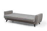 Canapea extensibilă Zaden, 3 locuri, Diverse culori, 207x77x86 cm - Gri deschis | SKU: 730MST1209 | Canapea extensibilă Zaden, 3 locuri, 207x77x86 cm, varianta Gri deschis, produs pentru amenajarea locuinței, disponibil online în România la CasaMob