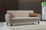 Canapea extensibilă Zaden, 3 locuri, Diverse culori, 207x77x86 cm - Bej | SKU: 730MST1210 | Canapea extensibilă Zaden, 3 locuri, 207x77x86 cm, varianta Bej, produs pentru amenajarea locuinței, disponibil online în România la CasaMob