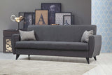 Canapea extensibilă Zaden, 3 locuri, Diverse culori, 207x77x86 cm - Gri închis | SKU: 730MST1212 | Canapea extensibilă Zaden, 3 locuri, 207x77x86 cm, varianta Gri închis, produs pentru amenajarea locuinței, disponibil online în România la CasaMob