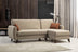 Bej | SKU: 730MST1302 | Canapea extensibilă Alkon, Colț, 223x130x86 cm, varianta Bej, produs pentru amenajarea locuinței, disponibil online în România la CasaMob
