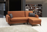 Canapea extensibilă Alkon, Colț, Diverse culori, 223x130x86 cm - Roșu cărămiziu | SKU: 730MST1303 | Canapea extensibilă Alkon, Colț, 223x130x86 cm, varianta Roșu cărămiziu, produs pentru amenajarea locuinței, disponibil online în România la CasaMob