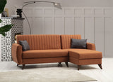Canapea extensibilă Alkon, Colț, Diverse culori, 223x130x86 cm - Roșu cărămiziu | SKU: 730MST1303 | Canapea extensibilă Alkon, Colț, 223x130x86 cm, varianta Roșu cărămiziu, produs pentru amenajarea locuinței, disponibil online în România la CasaMob