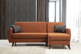 Canapea extensibilă Alkon, Colț, Diverse culori, 223x130x86 cm - Roșu cărămiziu | SKU: 730MST1303 | Canapea extensibilă Alkon, Colț, 223x130x86 cm, varianta Roșu cărămiziu, produs pentru amenajarea locuinței, disponibil online în România la CasaMob
