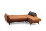 Canapea extensibilă Alkon, Colț, Diverse culori, 223x130x86 cm - Roșu cărămiziu | SKU: 730MST1303 | Canapea extensibilă Alkon, Colț, 223x130x86 cm, varianta Roșu cărămiziu, produs pentru amenajarea locuinței, disponibil online în România la CasaMob