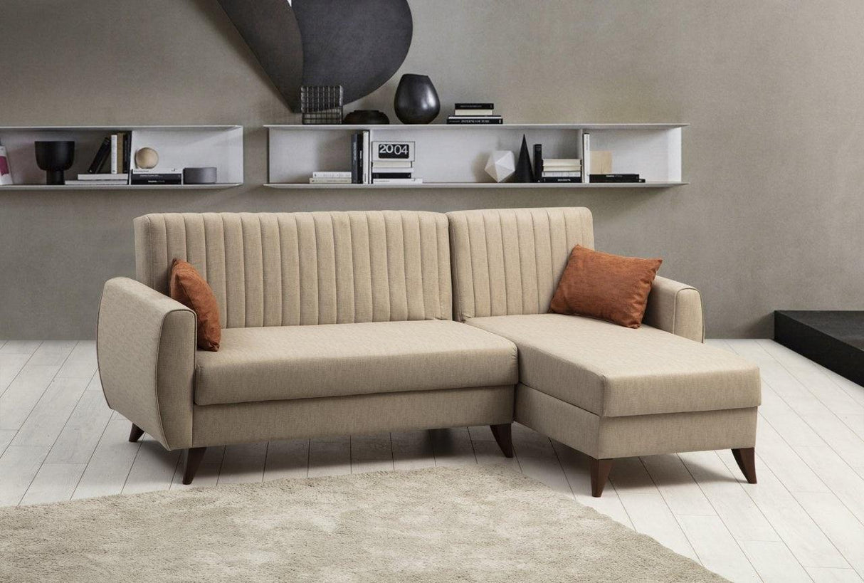 Canapea extensibilă Alkon, Colț, Diverse culori, 223x130x86 cm - Gri închis | SKU: 730MST1304 | Canapea extensibilă Alkon, Colț, 223x130x86 cm, varianta Gri închis, produs pentru amenajarea locuinței, disponibil online în România la CasaMob