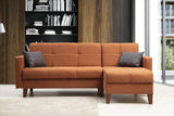 Canapea extensibilă Polya, Colț, Diverse culori, 216x130x86 cm - Roșu cărămiziu | SKU: 730MST1307 | Canapea extensibilă Polya, Colț, 216x130x86 cm, varianta Roșu cărămiziu, produs pentru amenajarea locuinței, disponibil online în România la CasaMob