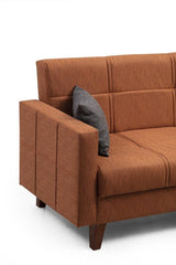 Canapea extensibilă Polya, Colț, Diverse culori, 216x130x86 cm - Roșu cărămiziu | SKU: 730MST1307 | Canapea extensibilă Polya, Colț, 216x130x86 cm, varianta Roșu cărămiziu, produs pentru amenajarea locuinței, disponibil online în România la CasaMob