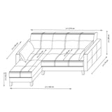 Canapea extensibilă Polya, Colț, Diverse culori, 216x130x86 cm - Roșu cărămiziu | SKU: 730MST1307 | Canapea extensibilă Polya, Colț, 216x130x86 cm, varianta Roșu cărămiziu, produs pentru amenajarea locuinței, disponibil online în România la CasaMob