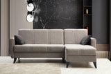 Canapea extensibilă Zaden, Colț, Diverse culori, 218x130x86 cm - Gri deschis | SKU: 730MST1309 | Canapea extensibilă Zaden, Colț, 218x130x86 cm, varianta Gri deschis, produs pentru amenajarea locuinței, disponibil online în România la CasaMob
