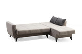 Canapea extensibilă Zaden, Colț, Diverse culori, 218x130x86 cm - Gri deschis | SKU: 730MST1309 | Canapea extensibilă Zaden, Colț, 218x130x86 cm, varianta Gri deschis, produs pentru amenajarea locuinței, disponibil online în România la CasaMob