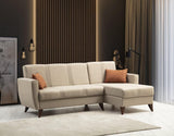 Canapea extensibilă Zaden, Colț, Diverse culori, 218x130x86 cm - Bej | SKU: 730MST1310 | Canapea extensibilă Zaden, Colț, 218x130x86 cm, varianta Bej, produs pentru amenajarea locuinței, disponibil online în România la CasaMob