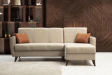 Canapea extensibilă Zaden, Colț, Diverse culori, 218x130x86 cm - Bej | SKU: 730MST1310 | Canapea extensibilă Zaden, Colț, 218x130x86 cm, varianta Bej, produs pentru amenajarea locuinței, disponibil online în România la CasaMob