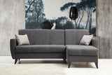 Canapea extensibilă Zaden, Colț, Diverse culori, 218x130x86 cm - Gri închis | SKU: 730MST1312 | Canapea extensibilă Zaden, Colț, 218x130x86 cm, varianta Gri închis, produs pentru amenajarea locuinței, disponibil online în România la CasaMob