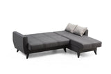 Canapea extensibilă Zaden, Colț, Diverse culori, 218x130x86 cm - Gri închis | SKU: 730MST1312 | Canapea extensibilă Zaden, Colț, 218x130x86 cm, varianta Gri închis, produs pentru amenajarea locuinței, disponibil online în România la CasaMob