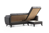 Canapea extensibilă Zaden, Colț, Diverse culori, 218x130x86 cm - Gri închis | SKU: 730MST1312 | Canapea extensibilă Zaden, Colț, 218x130x86 cm, varianta Gri închis, produs pentru amenajarea locuinței, disponibil online în România la CasaMob