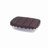 Set recipiente pentru depozitare 3 bucăți SC-4275, Maro - Transparent, 12x17x5 cm
