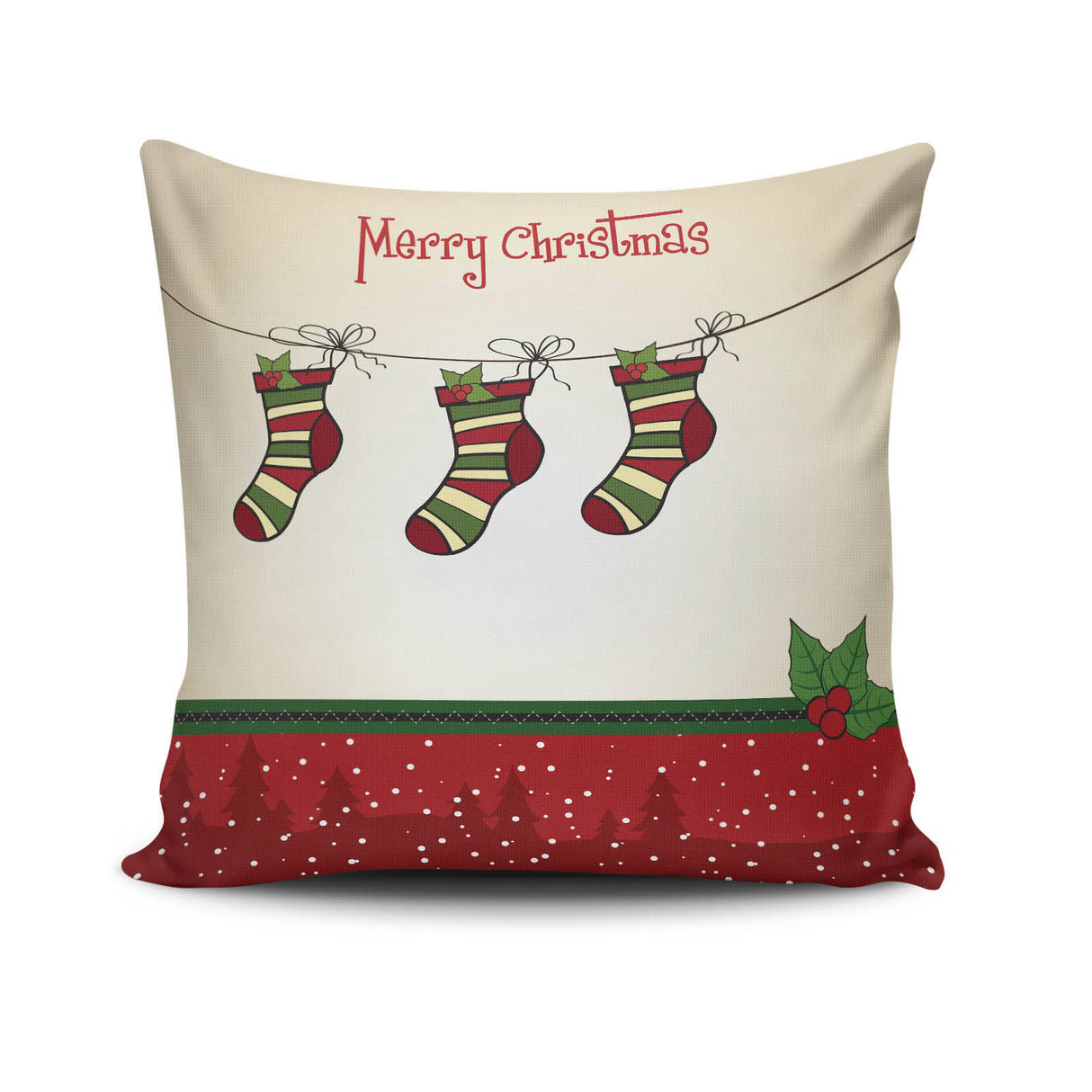 Pernă decorativă NOELKRLNT-4, Multicolor, 43x43 cm