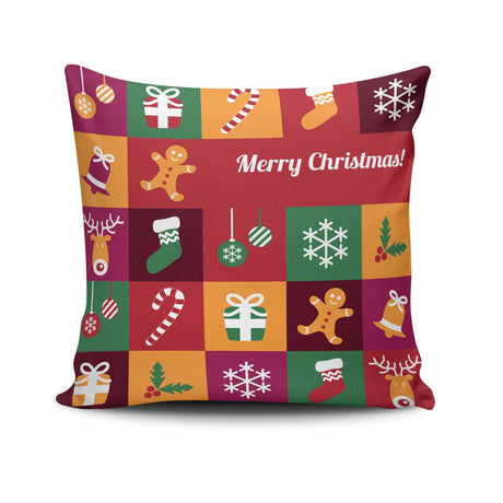 Pernă decorativă NOELKRLNT-17, Multicolor, 43x43 cm