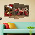 Tablou canvas 5 bucăți 5PATNOEL-1, Multicolor, 105x70x3 cm, SKU 739CHS1201, imagine 1