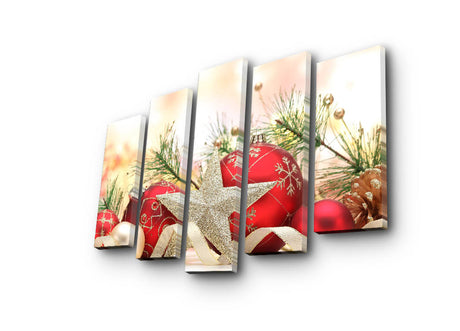 Tablou canvas 5 bucăți 5PATNOEL-3, Multicolor, 105x70x3 cm