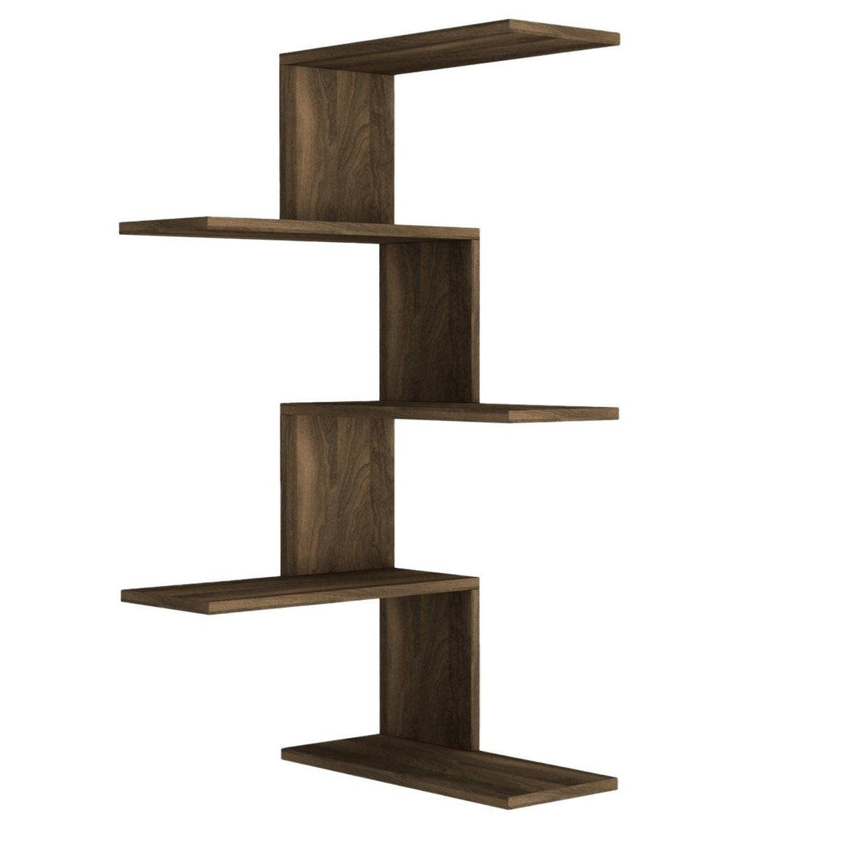 Raft de perete Caniko, Diverse culori, 52x30x109 cm - Nuc | SKU: 745DCD1612 | Raft de perete Caniko, 52x30x109 cm, varianta Nuc, produs pentru amenajarea locuinței, disponibil online în România la CasaMob