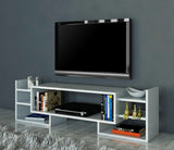 Comodă TV Sema, Diverse culori, 140x30x40 cm - Alb | SKU: 745DCD3046 | Comodă TV Sema, 140x30x40 cm, varianta Alb, produs pentru amenajarea locuinței, disponibil online în România la CasaMob