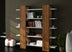 Bibliotecă Pool, Alb - Nuc, 120x19.5x120 cm, SKU 745DCD3604, imagine 1