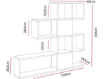 Bibliotecă Karlin, Diverse culori, 120x20x109 cm - Alb | SKU: 745DCD3609 | Bibliotecă Karlin, 120x20x109 cm, varianta Alb, produs pentru amenajarea locuinței, disponibil online în România la CasaMob