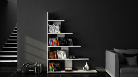 Bibliotecă Reward, Diverse culori, 122x20x120 cm