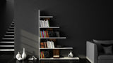 Bibliotecă Reward, Diverse culori, 122x20x120 cm - Alb - Nuc | SKU: 745DCD3615 | Bibliotecă Reward, 122x20x120 cm, varianta Alb - Nuc, produs pentru amenajarea locuinței, disponibil online în România la CasaMob