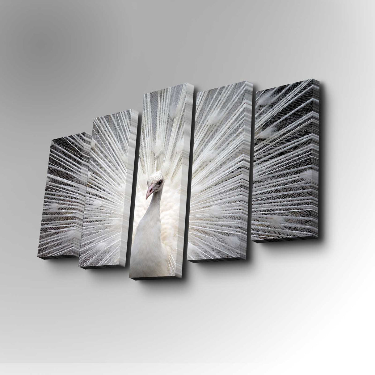 Tablou canvas 5 bucăți 5PUC-003, Multicolor, 82x50x3 cm