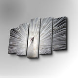 Tablou canvas 5 bucăți 5PUC-003, Multicolor, 82x50x3 cm