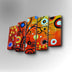 Tablou canvas 5 bucăți 5PUC-008, Multicolor, 82x50x3 cm, SKU 747AFV1208, imagine 1