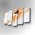 Tablou canvas 5 bucăți 5PUC-038, Multicolor, 82x50x3 cm, SKU 747AFV1238, imagine 1