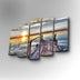 Tablou canvas 5 bucăți 5PUC-048, Multicolor, 82x50x3 cm, SKU 747AFV1248, imagine 1