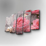 Tablou canvas 5 bucăți 5PUC-073, Multicolor, 82x50x3 cm
