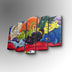 Tablou canvas 5 bucăți 5PUC-149, Multicolor, 82x50x3 cm, SKU 747AFV1350, imagine 1