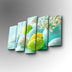 Tablou canvas 5 bucăți 5PUC-153, Multicolor, 82x50x3 cm, SKU 747AFV1354, imagine 1
