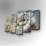 Tablou canvas 5 bucăți 5PUC-011, Multicolor, 82x50x3 cm